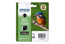 Epson T1598 - 17 ml - negro mate - original - blíster - cartucho de tinta - para Stylus Photo R2000