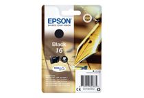 Epson 16 - 5.4 ml - negro - original - cartucho de tinta - para WorkForce WF-2010, 2510, 2520, 2530, 2540, 2630, 2650, 2660, 2750, 2760