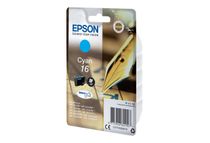 Epson 16 - 3.1 ml - cián - original - cartucho de tinta - para WorkForce WF-2010, 2510, 2520, 2530, 2540, 2630, 2650, 2660, 2750, 2760
