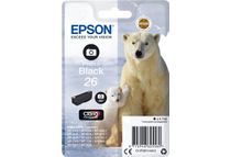 Epson 26 - 4.7 ml - Photo Negro - original - blíster - cartucho de tinta - para Expression Premium XP-510, 520, 600, 605, 610, 615, 620, 625, 700, 710, 720, 800, 810, 820