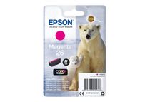 Epson 26 - 4.5 ml - magenta - original - cartucho de tinta - para Expression Premium XP-510, 520, 600, 605, 610, 615, 620, 625, 700, 710, 720, 800, 810, 820