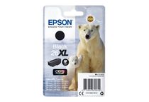 Epson 26XL - 12.2 ml - XL - negro - original - blíster - cartucho de tinta - para Expression Premium XP-510, 520, 600, 605, 610, 615, 620, 625, 700, 710, 720, 800, 810, 820