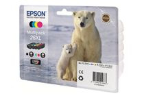 Epson 26XL Multipack - Paquete de 4 - XL - negro, amarillo, cián, magenta - original - cartucho de tinta - para Expression Premium XP-510, 520, 600, 605, 610, 615, 620, 625, 700, 710, 720, 800, 810, 820