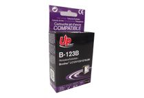 UPrint B-123B - 17 ml - negro - compatible - cartucho de tinta (alternativa para: Brother LC121, Brother LC123, Brother LC127) - para Brother DCP-J132, DCP-J152, DCP-J552, DCP-J752, MFC-J245, MFC-J470, MFC-J650, MFC-J870