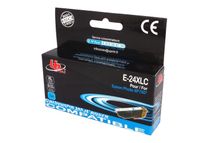 UPrint E-24XLC - 15 ml - tamaño XL - cián - compatible - cartucho de tinta (alternativa para: Epson T2432) - para Epson Expression Photo XP-55, 750, 760, 850, 860, 950, 960; Expression Premium XP-750, 850