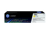 HP 126A - Amarillo - original - LaserJet - cartucho de tóner (CE312A) - para Color LaserJet Pro CP1025; LaserJet Pro MFP M175; TopShot LaserJet Pro M275