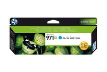 HP 971XL - Alto rendimiento - cián - original - cartucho de tinta - para Officejet Pro X451dn, X451dw, X476dn MFP, X476dw MFP, X551dw, X576dw MFP