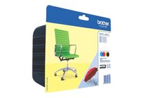 Brother LC229XLVALBP - Paquete de 4 - negro, amarillo, cián, magenta - original - blíster - cartucho de tinta - para Brother MFC-J5320DW, MFC-J5620DW, MFC-J5625DW, MFC-J5720DW