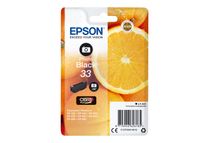 Epson 33 - 4.5 ml - Photo Negro - original - blíster - cartucho de tinta - para Expression Home XP-635, 830; Expression Premium XP-530, 540, 630, 635, 640, 645, 830, 900