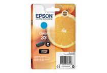 Epson 33 - 4.5 ml - cián - original - blíster - cartucho de tinta - para Expression Home XP-635, 830; Expression Premium XP-530, 540, 630, 635, 640, 645, 830, 900