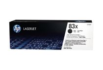 HP 83X - Alto rendimiento - negro - original - LaserJet - cartucho de tóner (CF283X) - para LaserJet Pro M201, M202, MFP M125, MFP M127, MFP M225