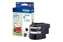 Brother LC22UBK - XL - negro - original - cartucho de tinta - para Brother DCP-J785DW, DCP-J785DWXL, MFC-J985DW; INKvestment Work Smart MFC-J985DW