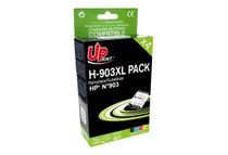 UPrint H-903XL PACK - Paquete de 4 - negro, amarillo, cián, magenta - compatible - refabricado - cartucho de tinta (alternativa para: HP 903XL) - para HP Officejet 6954; Officejet Pro 69XX