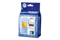 Brother LC3211 - Paquete de 4 - negro, amarillo, cián, magenta - original - cartucho de tinta - para Brother DCP-J572, DCP-J772, DCP-J774, MFC-J890, MFC-J895