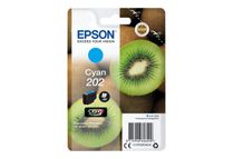 Epson 202 - 4.1 ml - cián - original - blíster - cartucho de tinta - para Expression Home XP-202; Expression Premium XP-6000, XP-6005, XP-6100, XP-6105