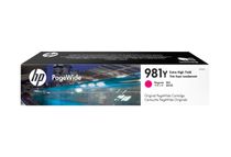 HP 981Y - 185 ml - Rendimiento extra alto - magenta - original - PageWide - cartucho de tinta - para PageWide Enterprise Color MFP 586; PageWide Managed Color E55650