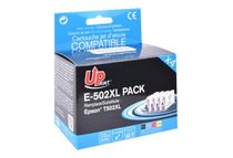 UPrint - Paquete de 4 - negro, amarillo, cián, magenta - compatible - cartucho de tinta - para Epson Expression Home XP-5100, 5105, 5150, 5155; WorkForce WF-2860, 2865, 2880, 2885