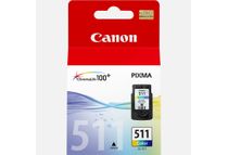 Canon CL-511 - 9 ml - color (cian, magenta, amarillo) - original - cartucho de tinta - para PIXMA MP230, MP237, MP252, MP258, MP272, MP280, MP282, MP495, MP499, MX360, MX410, MX420