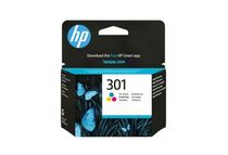 HP 301 - 3 ml - color (cian, magenta, amarillo) - original - cartucho de tinta - para Deskjet 1000, 1010, 1050 J410, 1050A J410, 1051A J410, 1055 J410, 1056 J410, 1510, 1512
