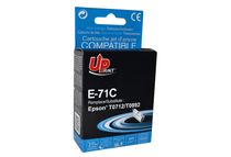 UPrint E-71C - 10 ml - tamaño XL - cián - compatible - refabricado - cartucho de tinta (alternativa para: Epson T0712, Epson T0892) - para Epson Stylus DX9400, SX115, SX215, SX218, SX415, SX515, SX610; Stylus Office BX310, BX610