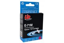 UPrint E-71M - 10 ml - tamaño XL - magenta - compatible - refabricado - cartucho de tinta (alternativa para: Epson T0713, Epson T0893) - para Epson Stylus DX9400, SX115, SX215, SX218, SX415, SX515, SX610; Stylus Office BX310, BX610