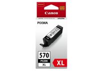 Canon PGI-570PGBK XL - 22 ml - Alto rendimiento - negro - original - depósito de tinta - para PIXMA MG5751, MG5752, MG5753, MG6851, MG6852, MG6853, MG7750, MG7751, MG7752, MG7753