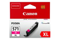 Canon CLI-571M XL - 11 ml - Alto rendimiento - magenta - original - depósito de tinta - para PIXMA TS5051, TS5053, TS5055, TS6050, TS6051, TS6052, TS8051, TS8052, TS9050, TS9055