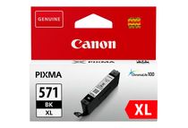 Canon CLI-571BK XL - 11 ml - Alto rendimiento - negro - original - depósito de tinta - para PIXMA TS5051, TS5053, TS5055, TS6050, TS6051, TS6052, TS8051, TS8052, TS9050, TS9055