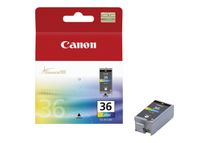 Canon CLI-36 Color - 12 ml - color (cian, magenta, amarillo, negro) - original - cartucho de tinta - para PIXMA iP100, iP100wb, iP110, mini260, mini320, TR150