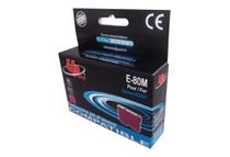 UPrint E-80M - 12 ml - Capacidad XL - magenta - compatible - cartucho de tinta (alternativa para: Epson T0803) - para Epson Stylus Photo P50, PX650, PX660, PX710, PX720, PX730, PX800, PX810, PX820, PX830