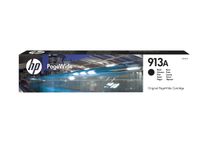 HP 913A - Negro - original - PageWide - cartucho de tinta - para PageWide 352, MFP 377; PageWide Managed MFP P57750, P55250; PageWide Pro 452, 477, 552