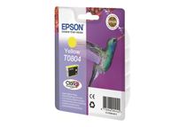 Epson T0804 - 7.4 ml - amarillo - original - blíster - cartucho de tinta - para Stylus Photo P50, PX650, PX660, PX700, PX710, PX720, PX730, PX800, PX810, PX820, PX830