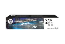 HP 973X - Alto rendimiento - negro - original - PageWide - cartucho de tinta - para PageWide Managed MFP P57750, P55250; PageWide Pro 452, 477