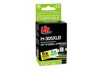 UPrint H-305XLB - 20 ml - negro - compatible - refabricado - cartucho de tinta (alternativa para: HP 305XL) - para HP Deskjet 23XX, 27XX, 28XX, 41XX, 42XX; DeskJet Plus 41XX; ENVY 60XX, 64XX; ENVY Pro 64XX
