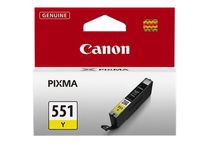 Canon CLI-551Y - 7 ml - amarillo - original - depósito de tinta - para PIXMA iP8750, iX6850, MG5550, MG5650, MG5655, MG6450, MG6650, MG7150, MG7550, MX725, MX925