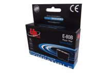 UPrint E-80B - 12 ml - tamaño XL - negro - compatible - cartucho de tinta (alternativa para: Epson T0801) - para Epson Stylus Photo P50, PX650, PX660, PX710, PX720, PX730, PX800, PX810, PX820, PX830