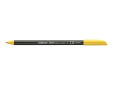 edding 1200 - Rotulador de punta de fibra - amarillo - tinta al agua - 0.5-1 mm