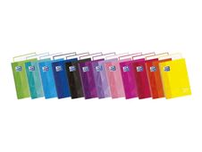 Oxford School Classic A4+ - Cuaderno - encuadernado espiral - 80 hojas / 160 páginas - cuadriculado - 4 taladros - negro