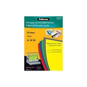 Pack de 100 portadas pvc azul
