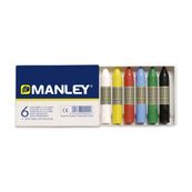 Manley ceras blandas estuche de 6 barritas