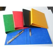 Carpeta italia 4 anillas 40mm folio negro