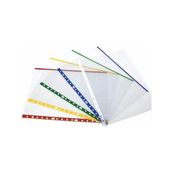Caja 100 fundas liso folio verde 16 taladros