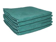 De Witte Tricot Soft - Paño de limpieza - microfibra - verde - paquete de 5