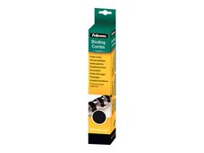 Fellowes - 8 mm - 21 anillas - A4 (210 x 297 mm) - 40 hojas - negro - 25 uds. peine de encuadernación de plástico - para Fellowes Galaxy 500, Orion 500, Pulsar+ 300, Quasar+ 500, Star 150, Starlet 2, Starlet 2+