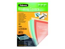 Fellowes Superclear PVC - 100 uds. - tapa de encuadernación de PVC