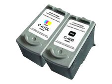UPrint C-40/41 - Paquete de 2 - negro, color (cian, magenta, amarillo) - compatible - refabricado - cartucho de tinta (alternativa para: Canon CL-41, Canon PG-40) - para Canon FAX JX210; PIXMA iP1900, iP2600, MP140, MP190, MP210, MP220, MP470, MX300, MX3