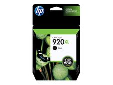 HP 920XL - Alto rendimiento - negro - original - cartucho de tinta - para Officejet 6500, 6500 E709a, 6500 E709c, 6500A, 6500A E710a, 7500A