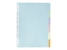 Exacompta Forever - Separador - 6 piezas - para A4 - con pestañas - pastel