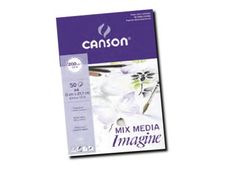CANSON Imagine - Almohadilla con pegamento - A3 - 50 hojas - blanco