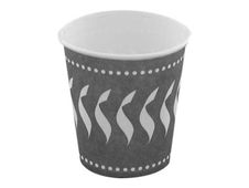 ISAP - Taza - Tamaño 6 cm diameter - Altura 6 cm - 12 cl - desechable - gris (paquete de 50)